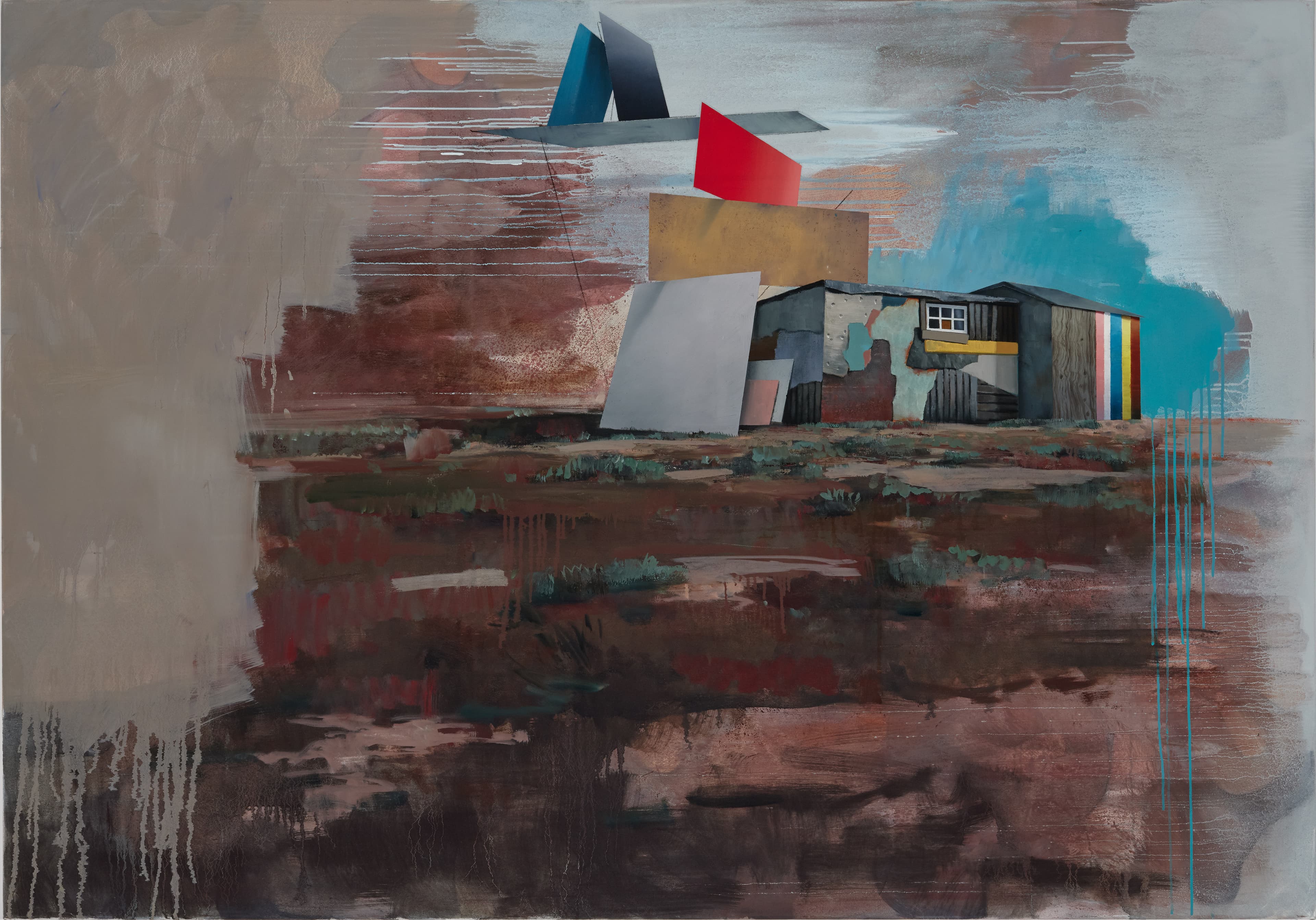 Anbau_140x200cm_Oel_auf_Leinwand_2021