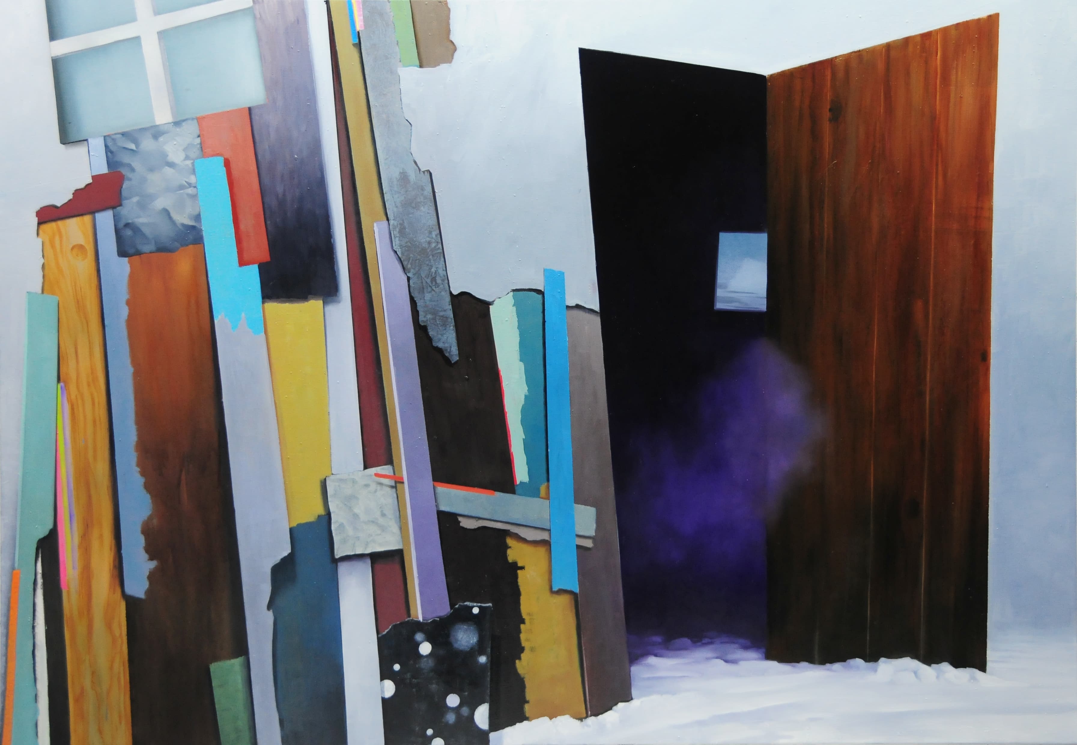 Atelier,140x200cm,Ol auf Leinwand,2013