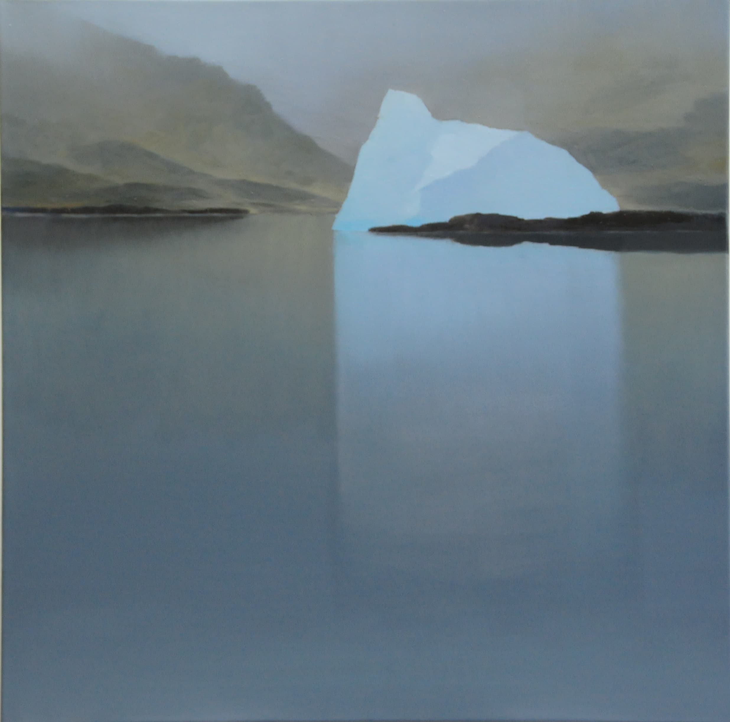 Eisberg,Ostgronland,80x80cm,Ol auf Lw,2014