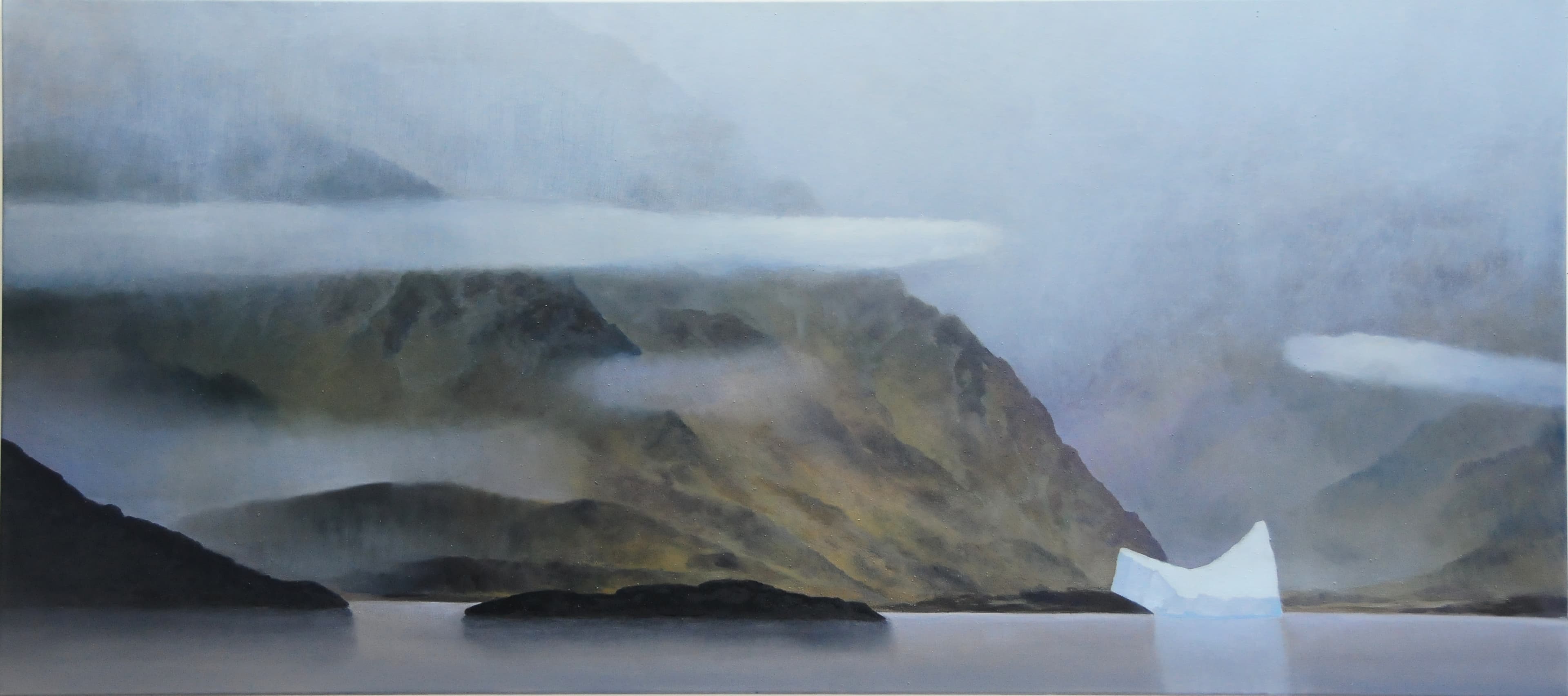 Eisberg,Ostgronland,90x200cm,Ol auf Lw,2014