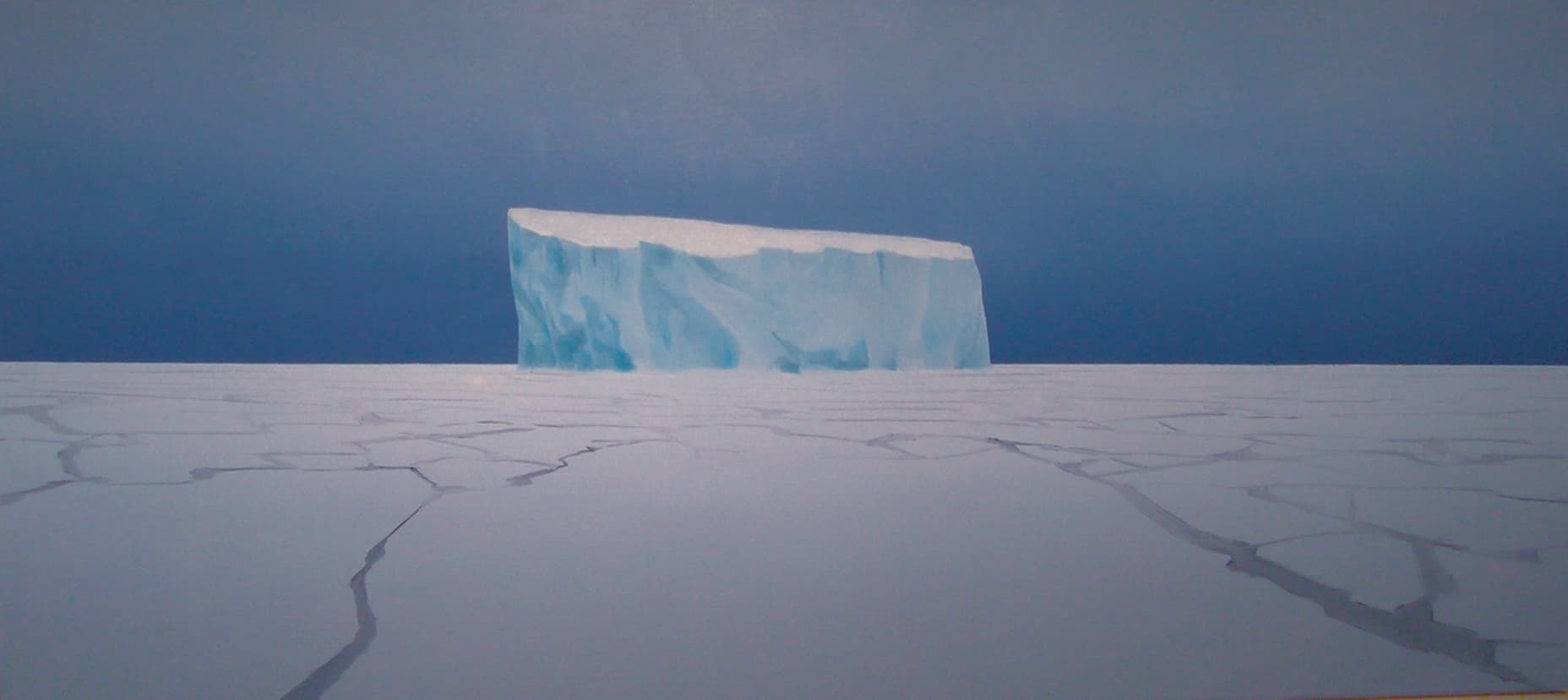 Eisberg,weiß,2005,90x200cm,Ol,Lw