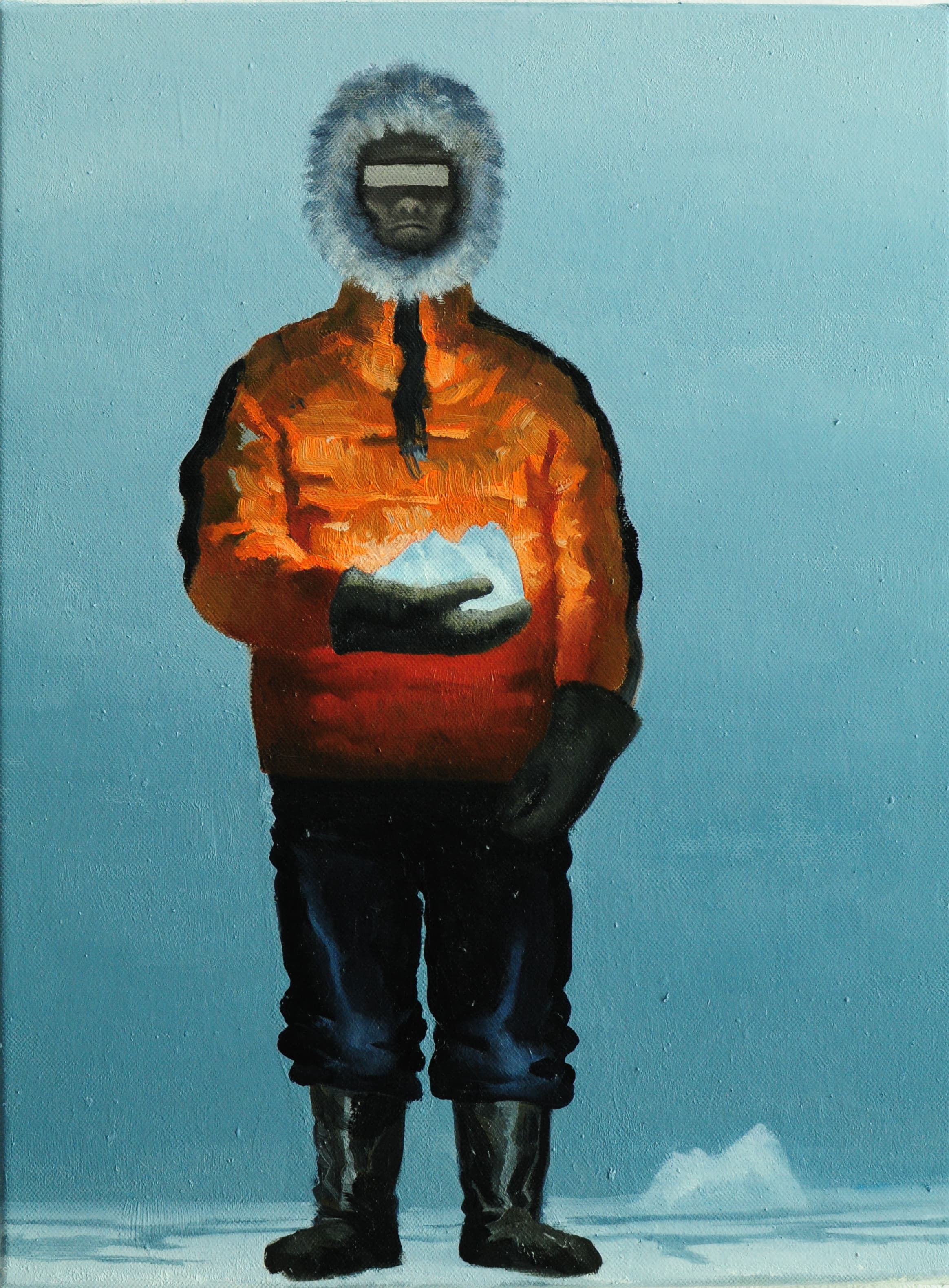 Eisfreund,40x30cm,Ol auf Lw,2016