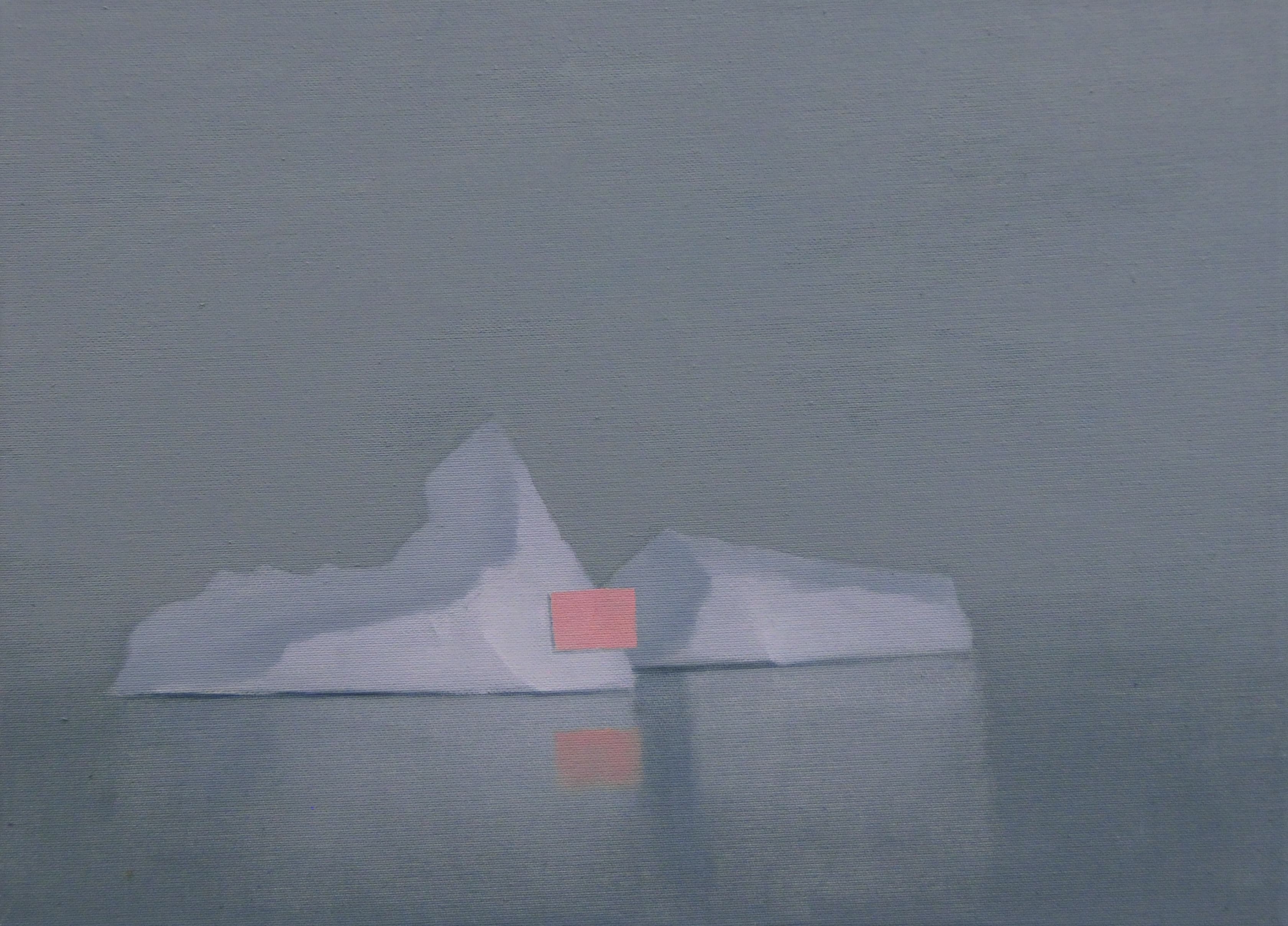 Floating Canvas 3,30x40cm,Ol auf Lw,2024