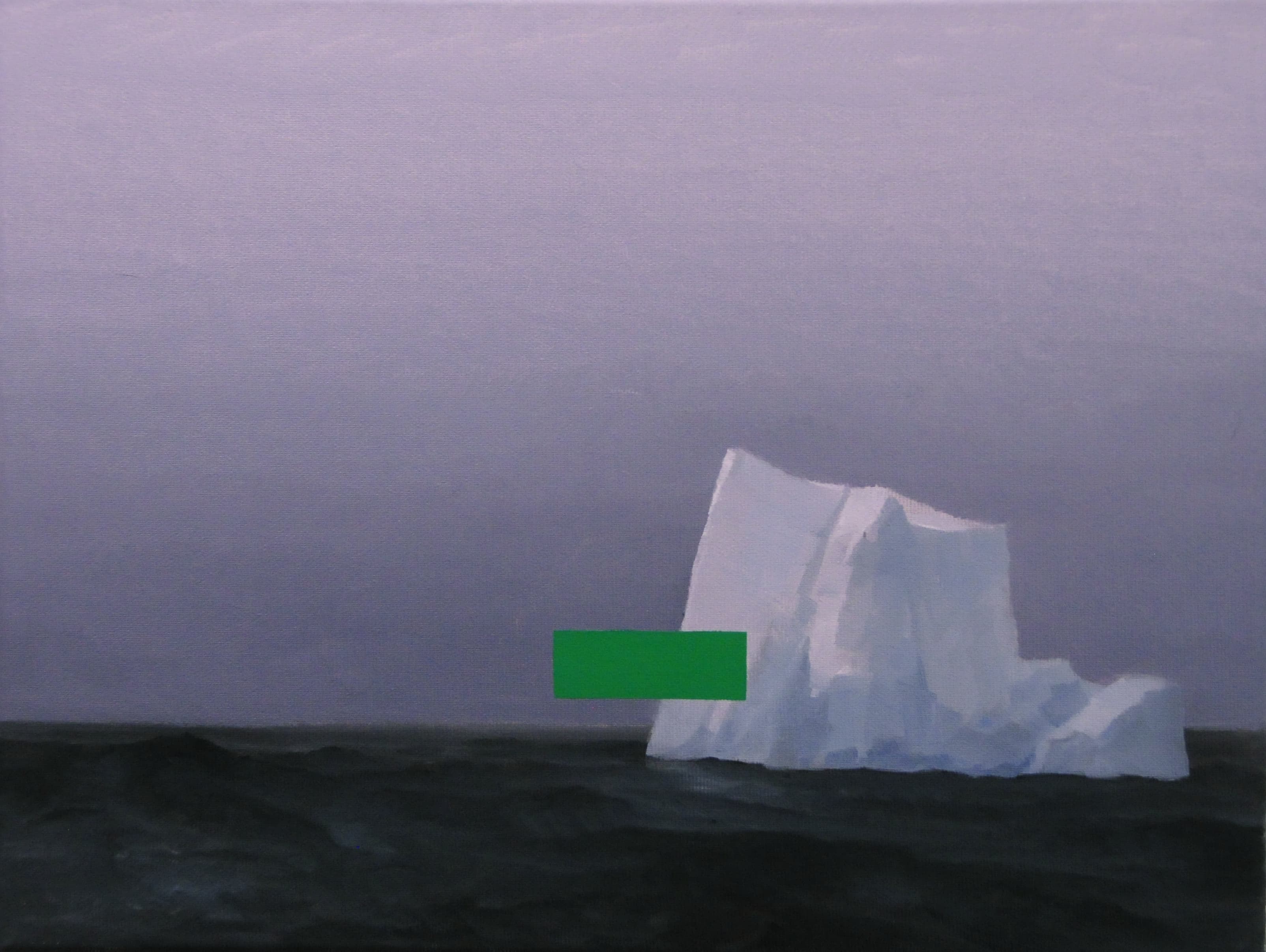 Floating Canvas 5,30x40cm, Ol auf Lw,2025