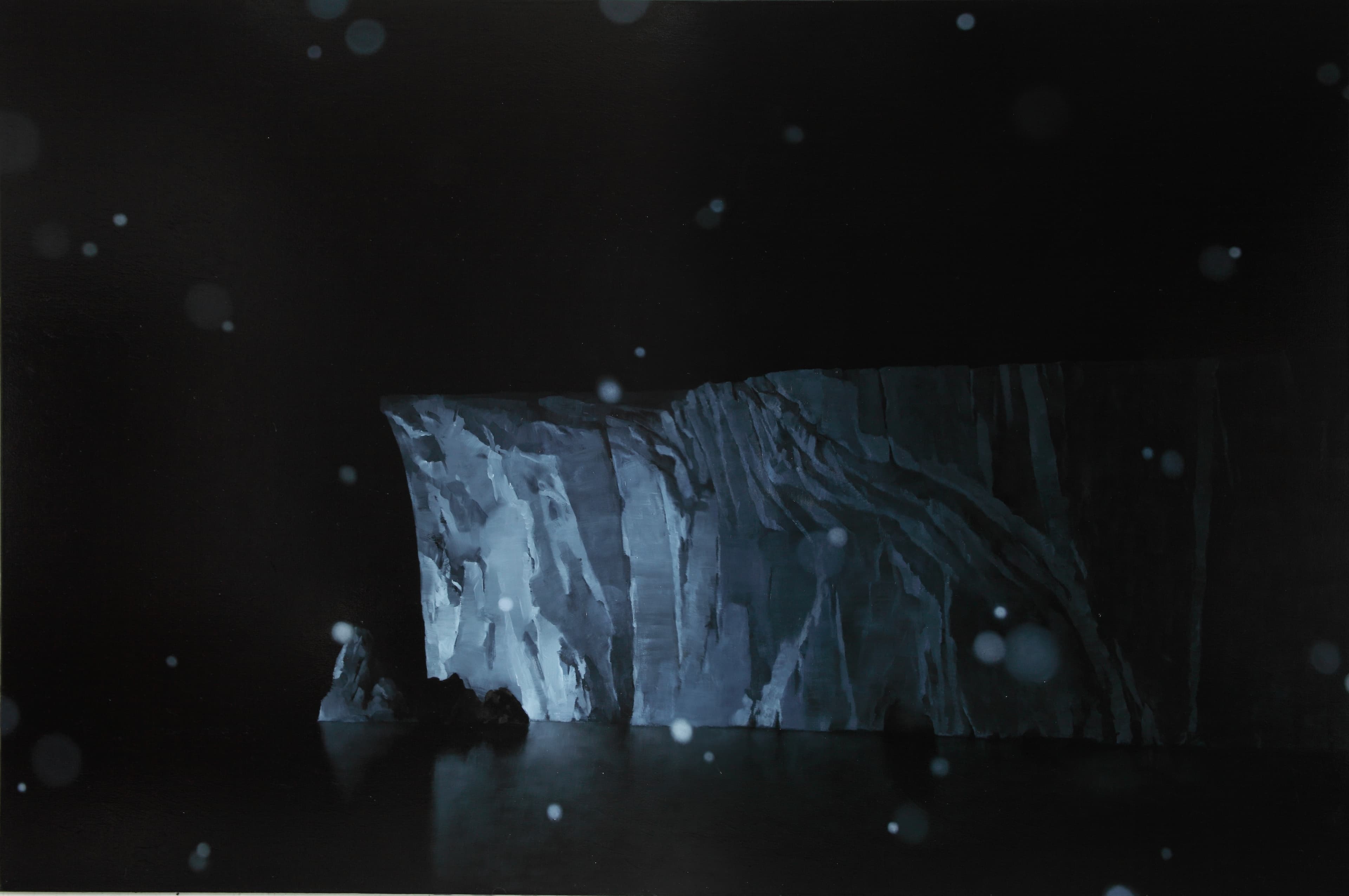 Großer Eisberg,200x300cm,2010,Ol auf leinwand