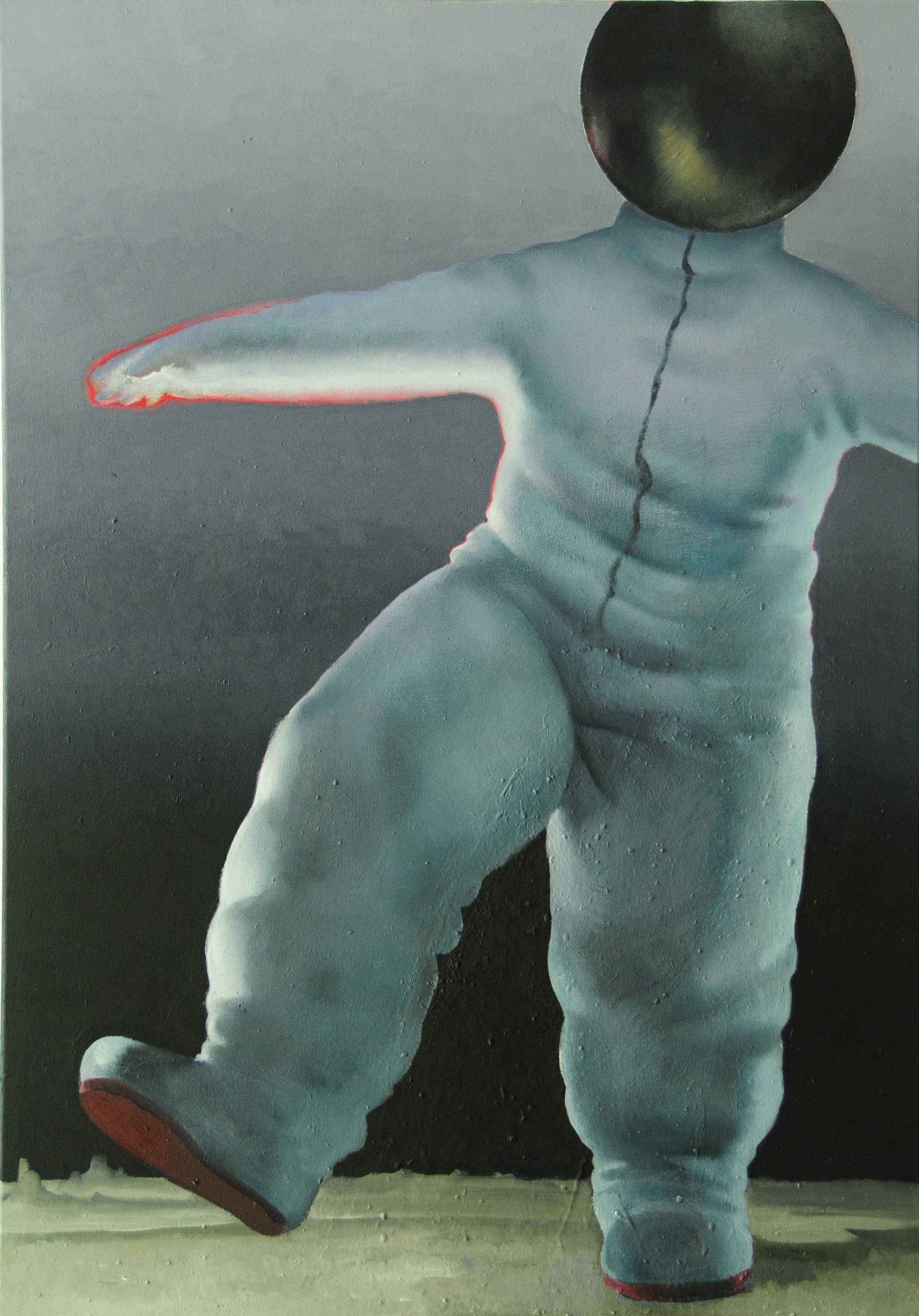 Großer Schritt_120x70cm_2019_Ol auf Lw