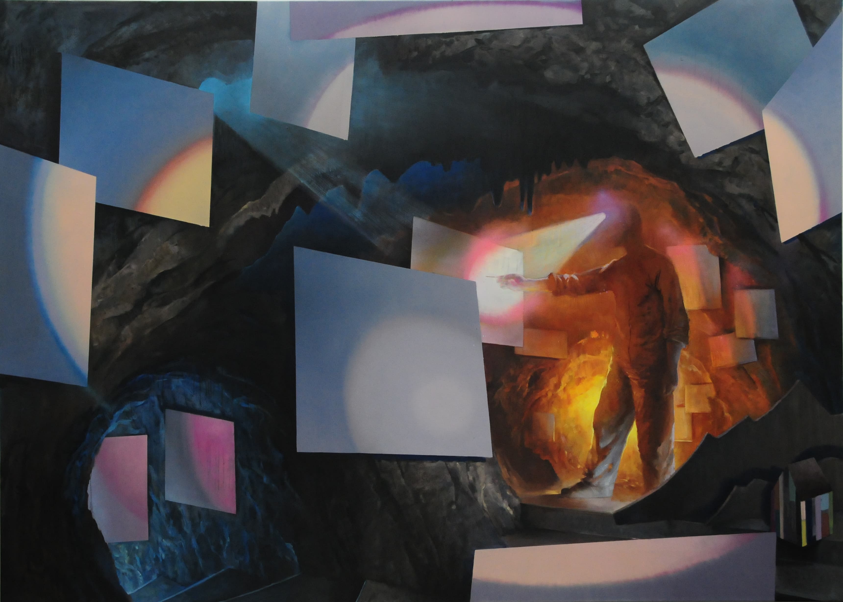 Hohlenmaler_180x250cm_Ol auf Lw_2023