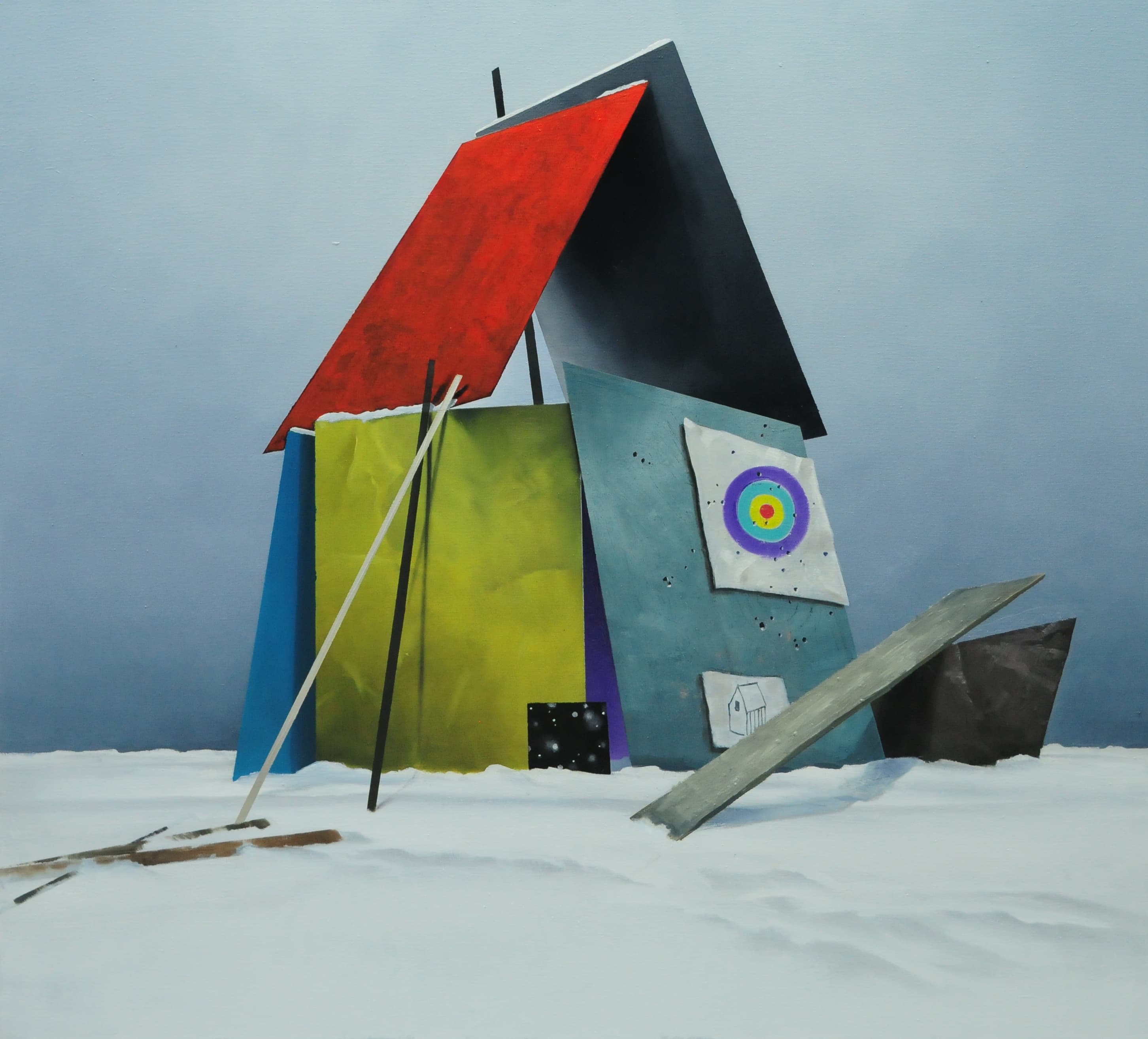 Iglu,100x110cm. Ol auf LW,2014