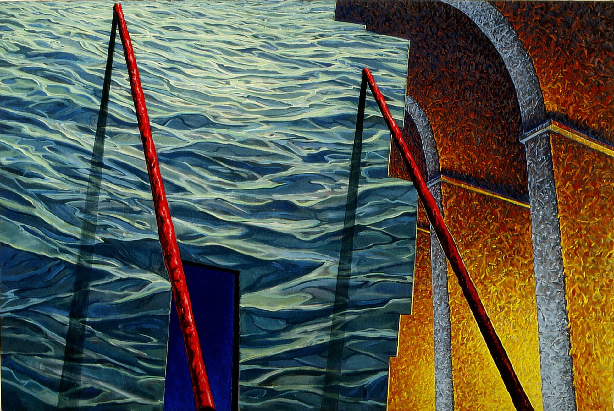 Ikonstase,200x300cm-Acryl auf Lw,1996