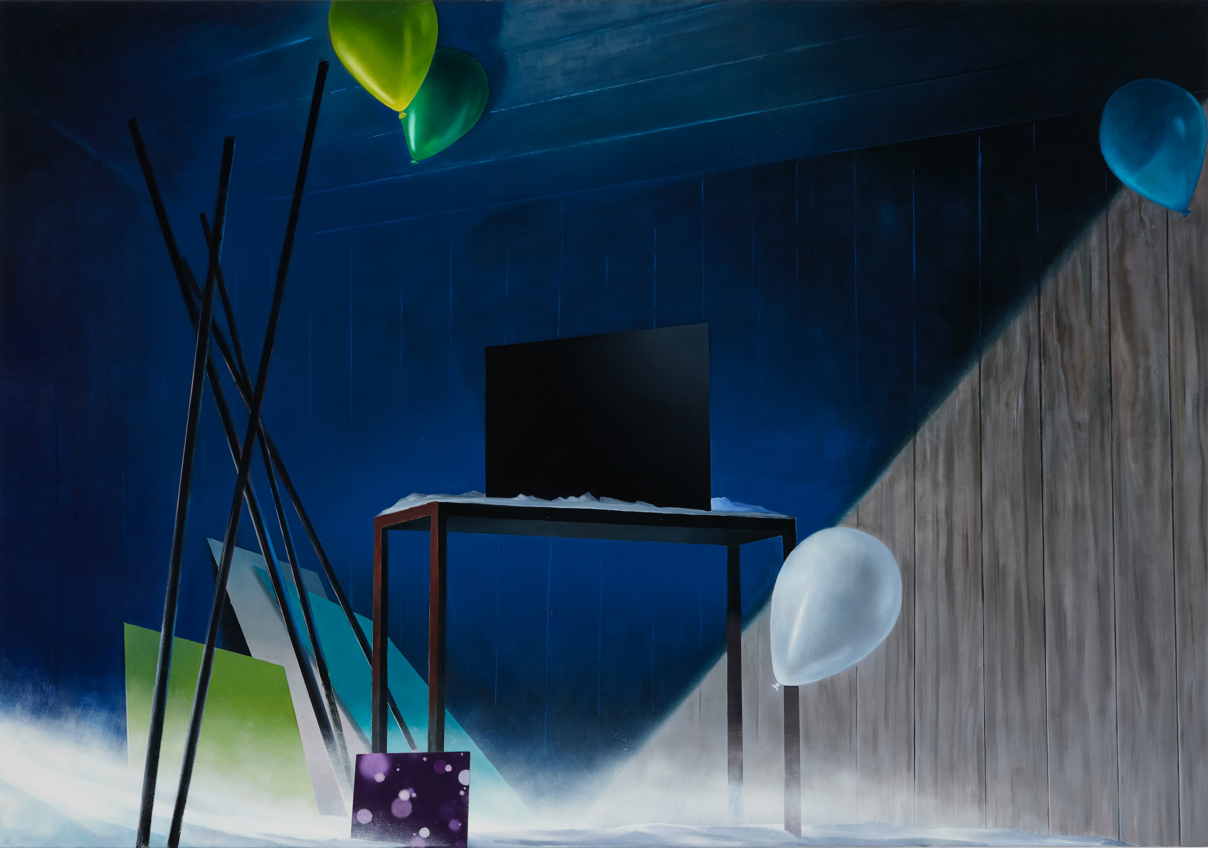 Im_Atelier_140x200cm_Oel_auf_Leinwand_2014