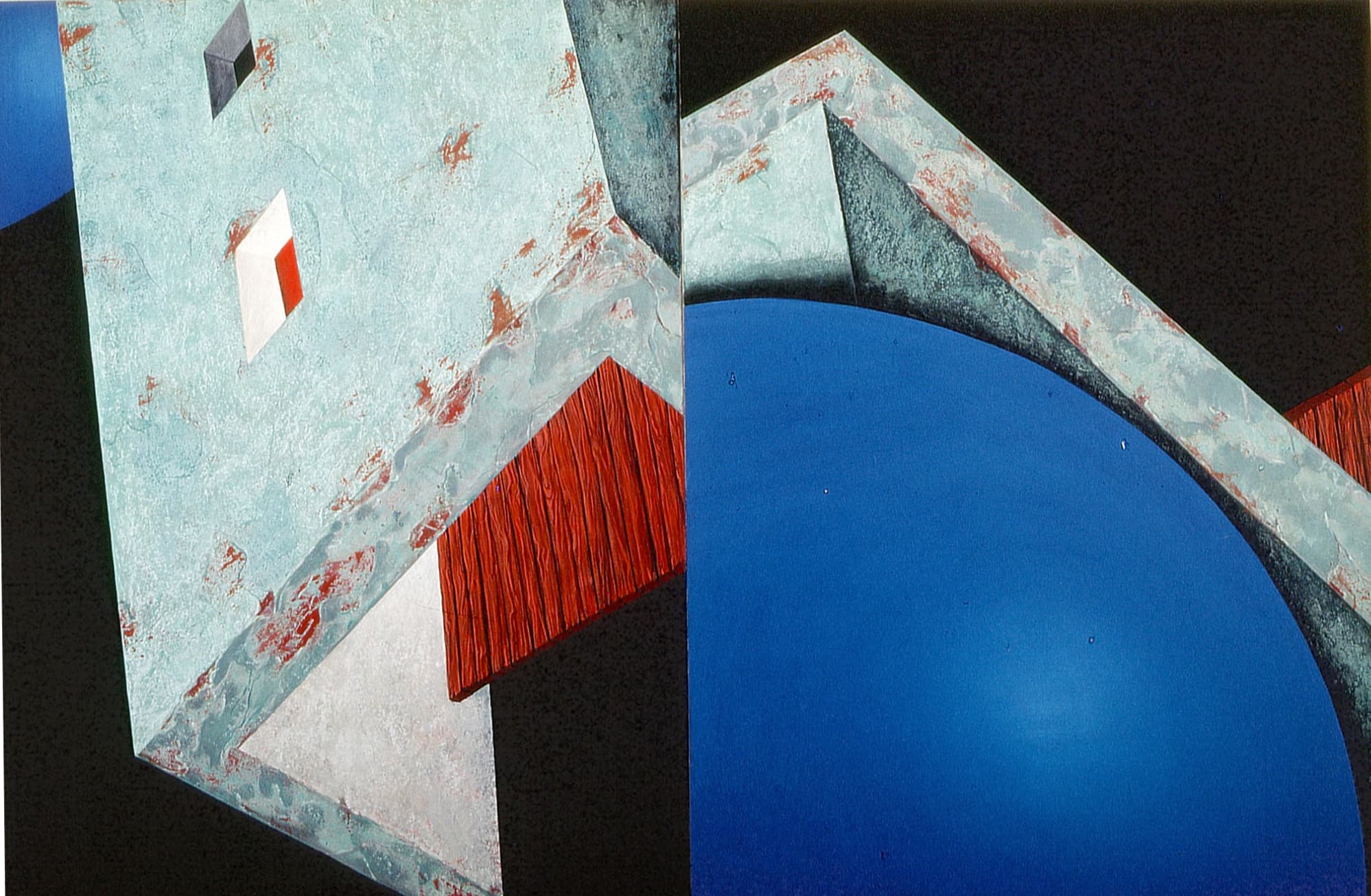 Kareol,160x240cm,Acryl auf Lw,1992