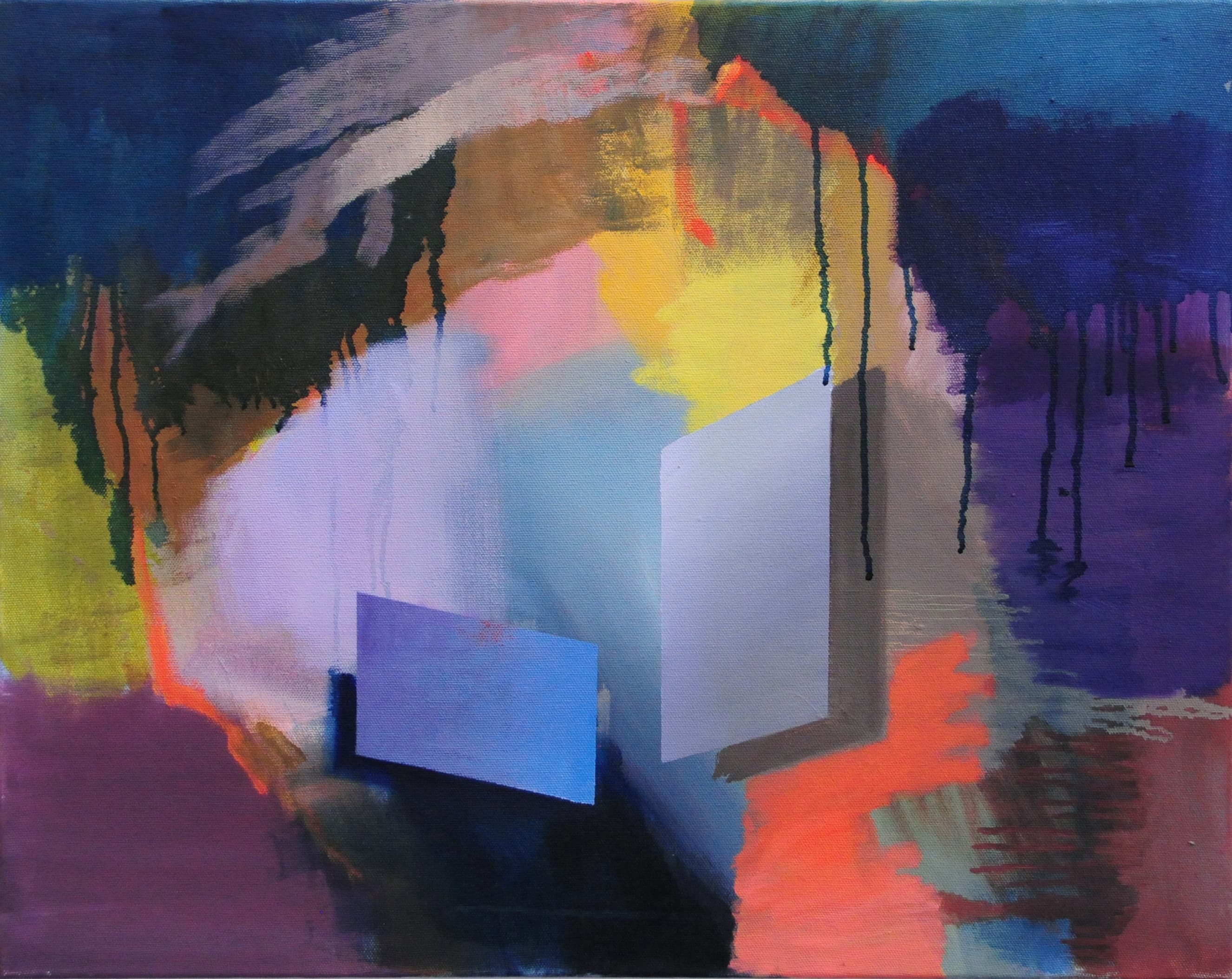 Mein geheimes Museum II,55x70cm,Ol auf Lw,2025