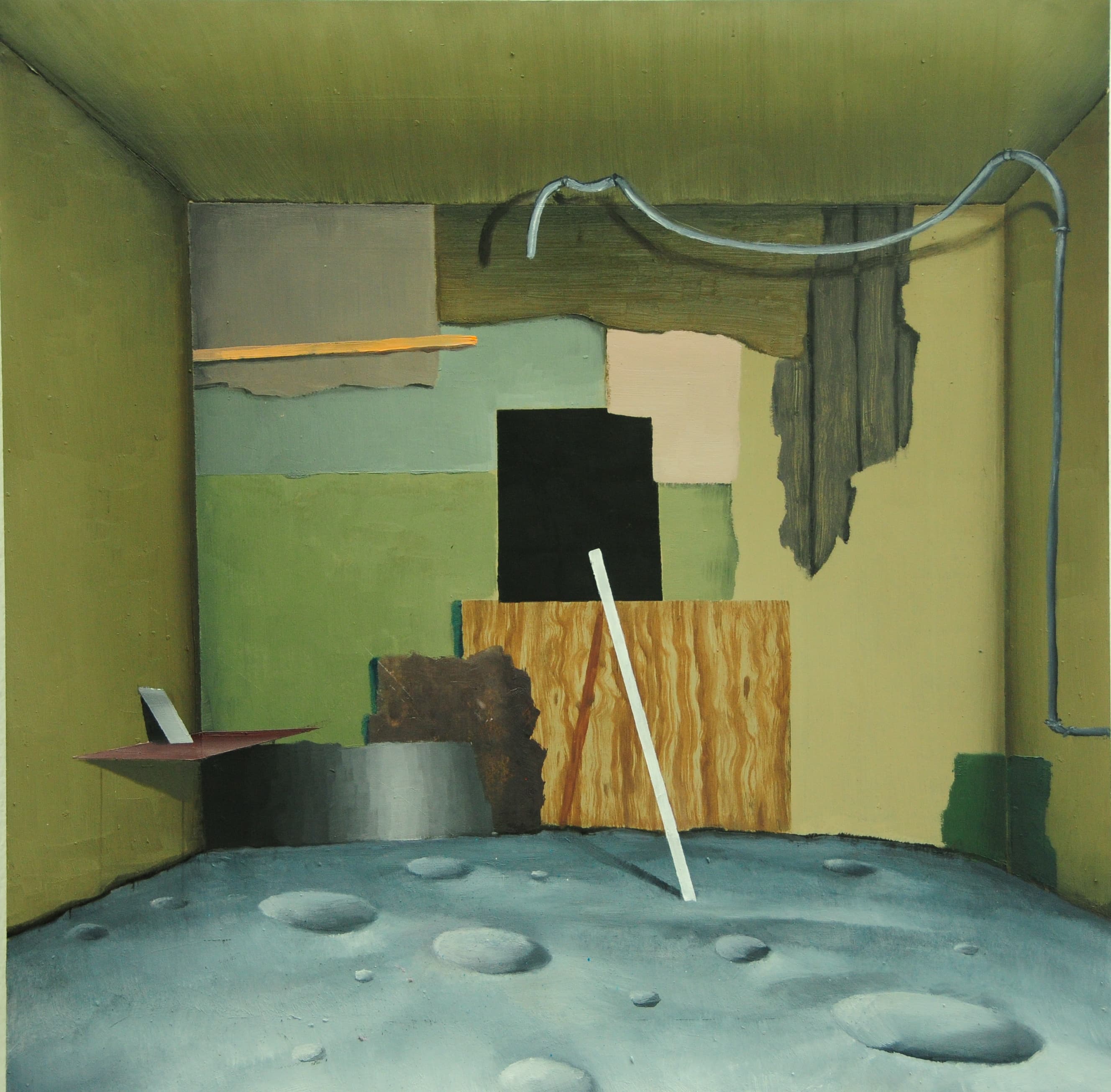 Mondzimmer_40x40cm_Ol auf Holz_2020