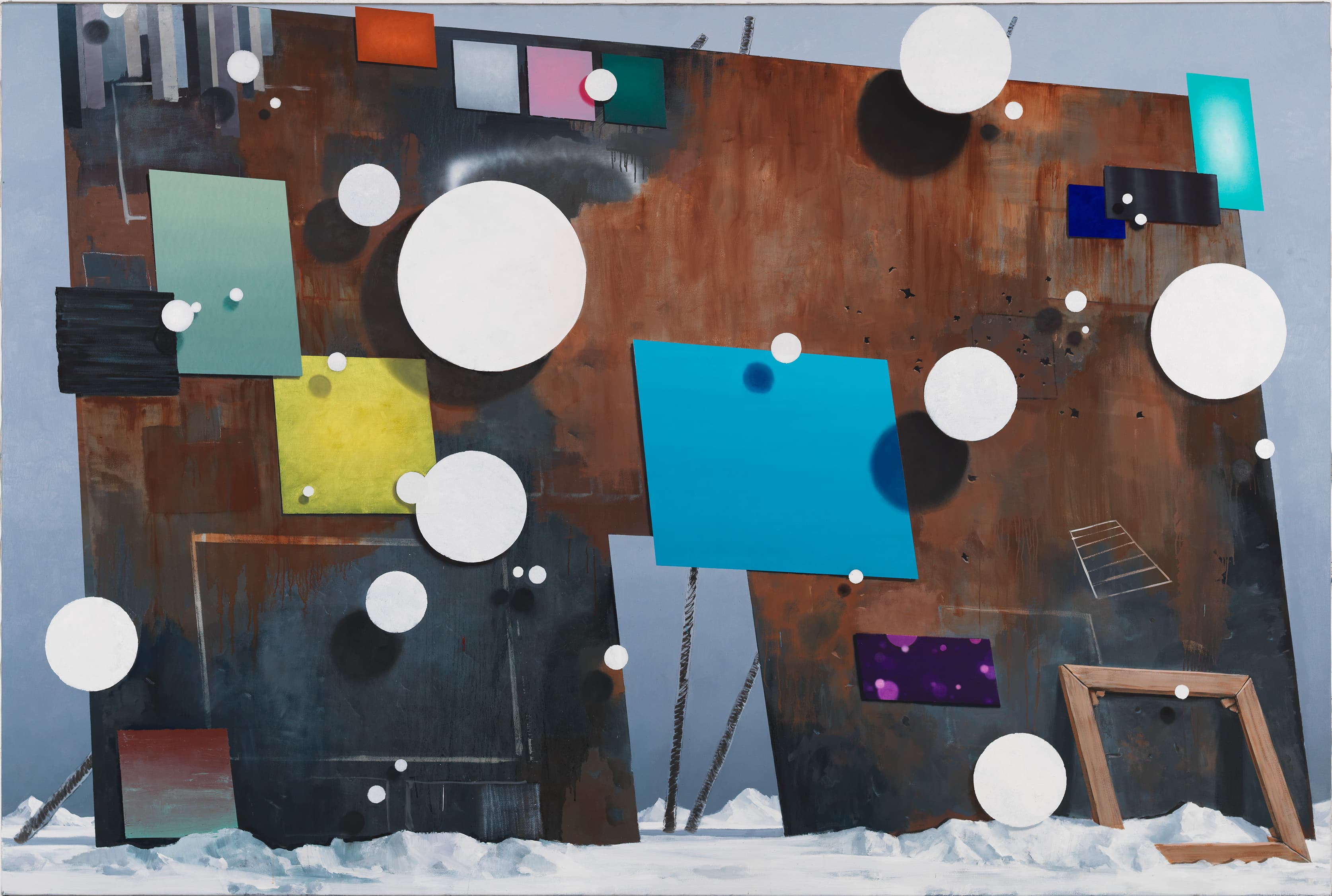 Riessbeck_Ikonostase I,200x300cm,Ol auf Lw,2018