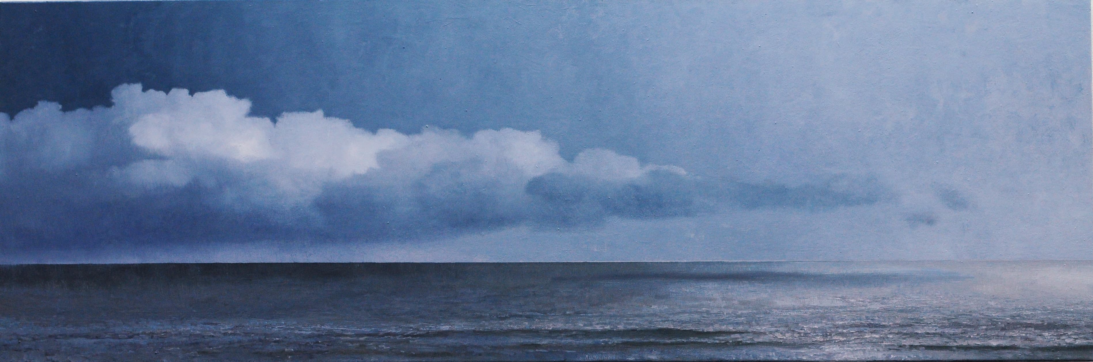 Wolke links,50x150cm,Ol auf Lw,2015