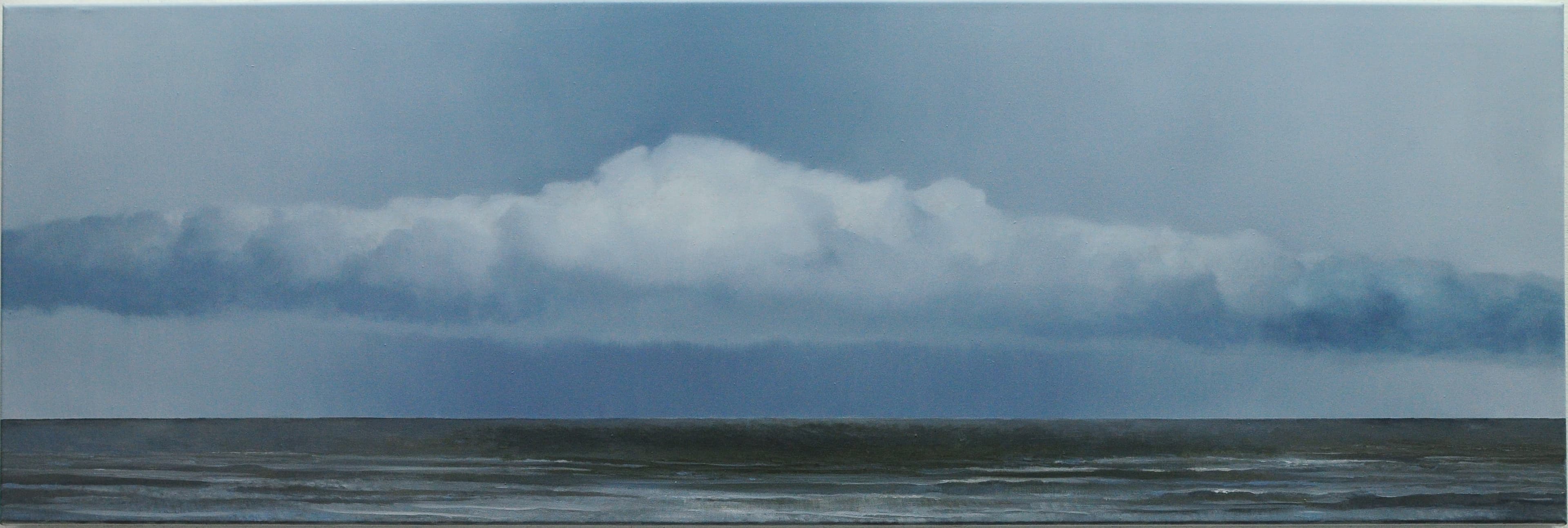 Wolke uber Meer,50x150cm,Ol auf Lw,2015
